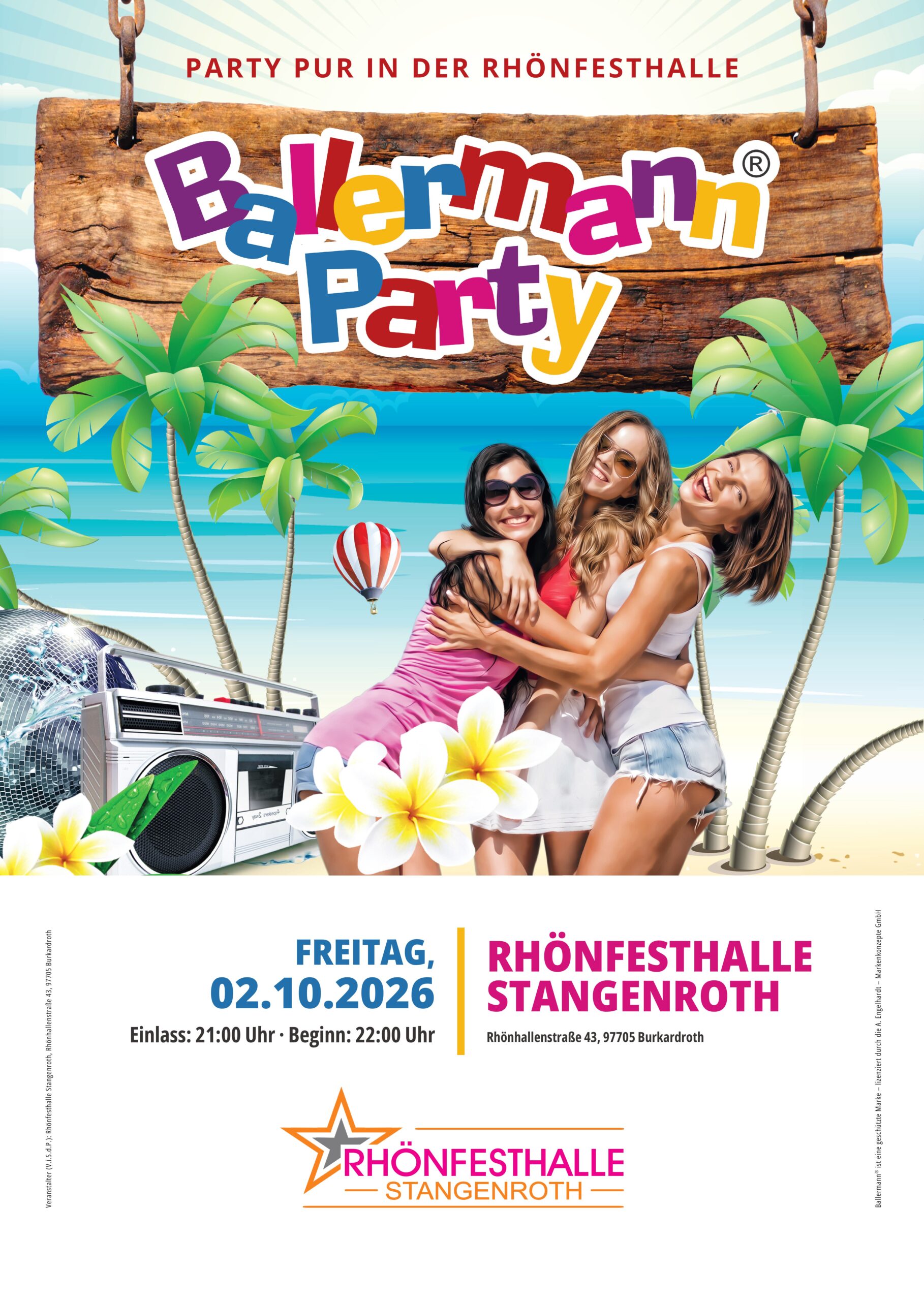 15 Jahre Kult. Einfach Legendär. Stangenroth Ruft Zur 15. Ballermann Party